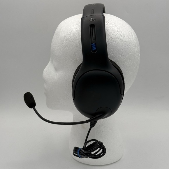 Playstation PS4 Black Wired Stereo‎ Gaming Headset W/Mic - PDP Gaming LVL50 READ - Picture 1 of 14